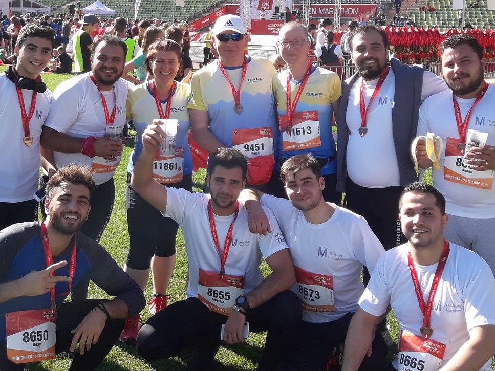 München Marathon Ziel Syrer c 